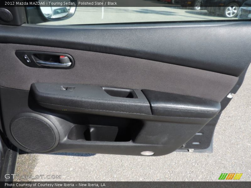 Polished Slate / Black 2012 Mazda MAZDA6 i Touring Sedan