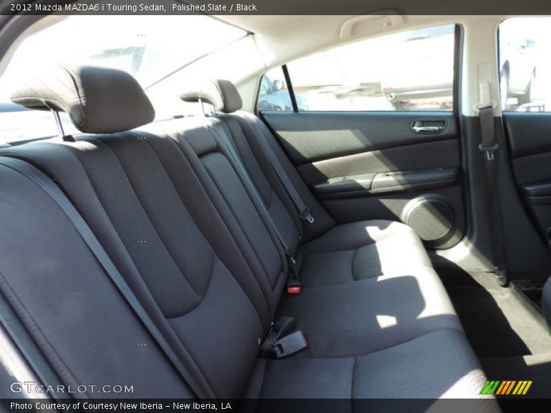 Polished Slate / Black 2012 Mazda MAZDA6 i Touring Sedan