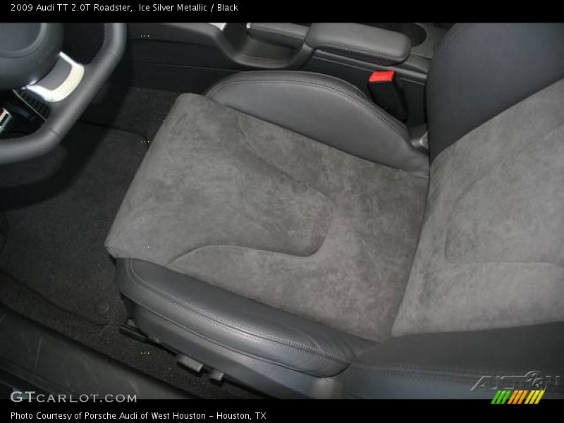 Ice Silver Metallic / Black 2009 Audi TT 2.0T Roadster