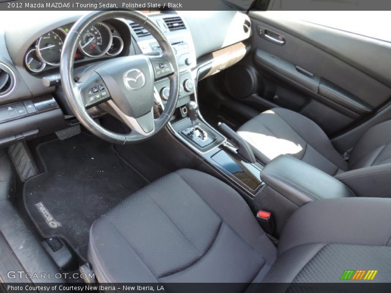Polished Slate / Black 2012 Mazda MAZDA6 i Touring Sedan