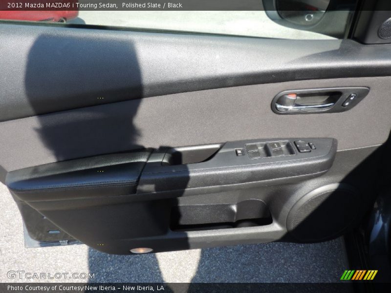 Polished Slate / Black 2012 Mazda MAZDA6 i Touring Sedan