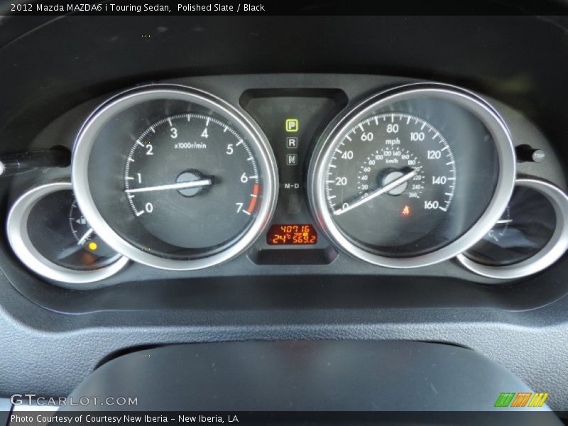 Polished Slate / Black 2012 Mazda MAZDA6 i Touring Sedan