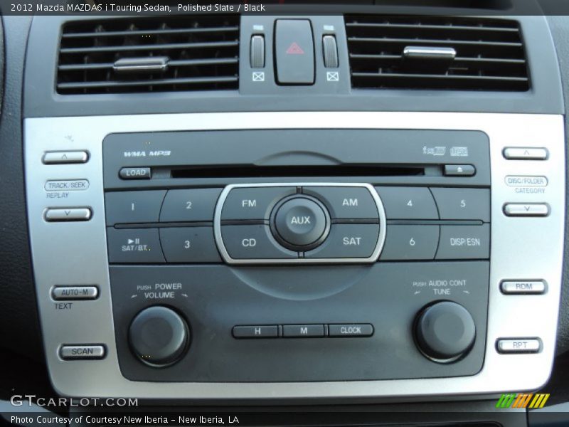 Polished Slate / Black 2012 Mazda MAZDA6 i Touring Sedan