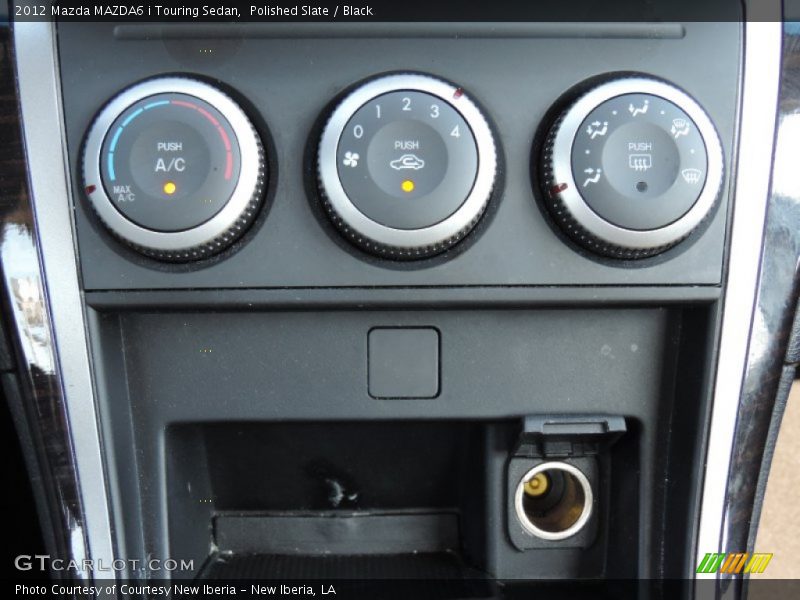 Polished Slate / Black 2012 Mazda MAZDA6 i Touring Sedan