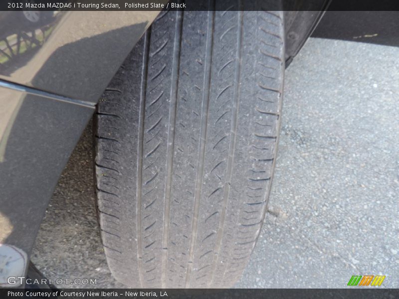 Polished Slate / Black 2012 Mazda MAZDA6 i Touring Sedan