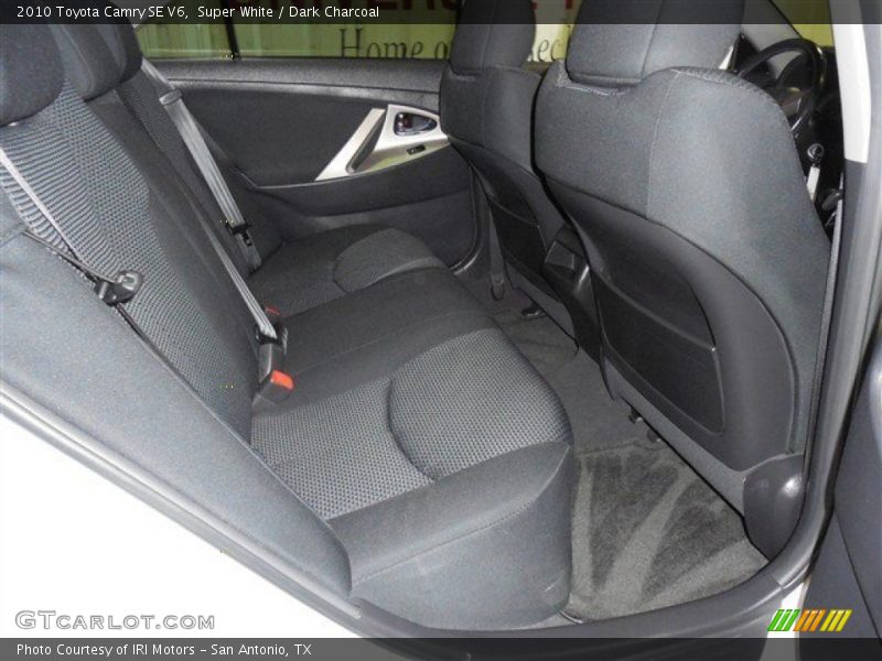 Super White / Dark Charcoal 2010 Toyota Camry SE V6
