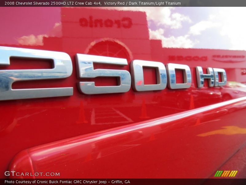 Victory Red / Dark Titanium/Light Titanium 2008 Chevrolet Silverado 2500HD LTZ Crew Cab 4x4