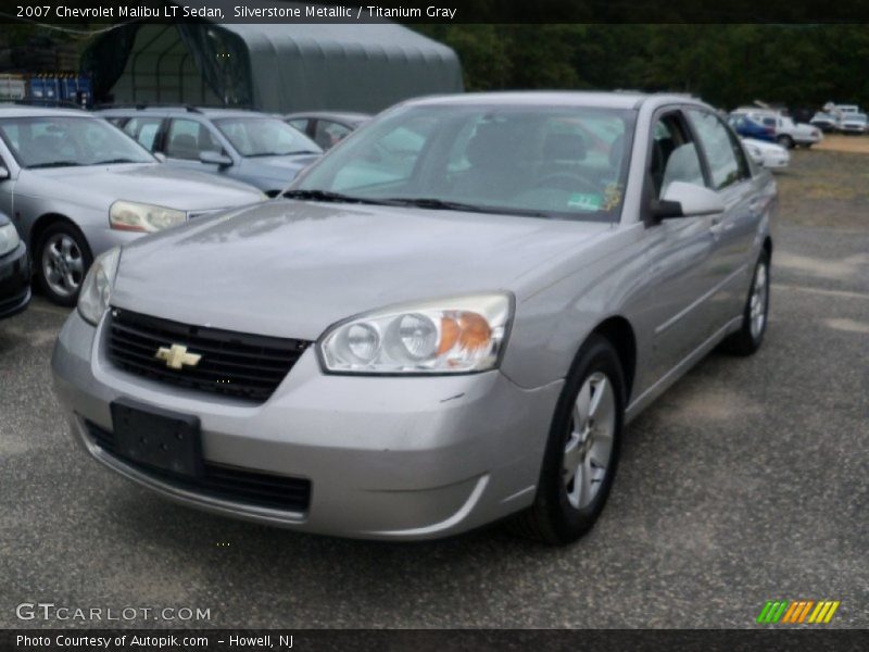 Silverstone Metallic / Titanium Gray 2007 Chevrolet Malibu LT Sedan