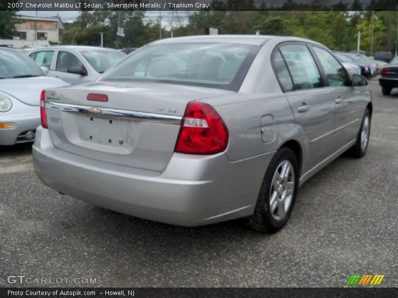 Silverstone Metallic / Titanium Gray 2007 Chevrolet Malibu LT Sedan