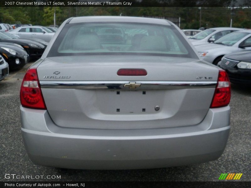 Silverstone Metallic / Titanium Gray 2007 Chevrolet Malibu LT Sedan