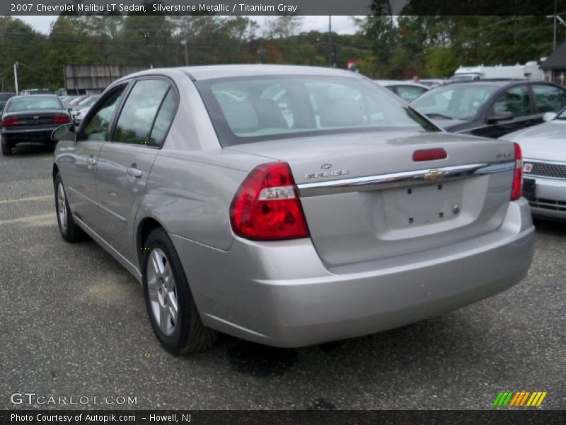 Silverstone Metallic / Titanium Gray 2007 Chevrolet Malibu LT Sedan