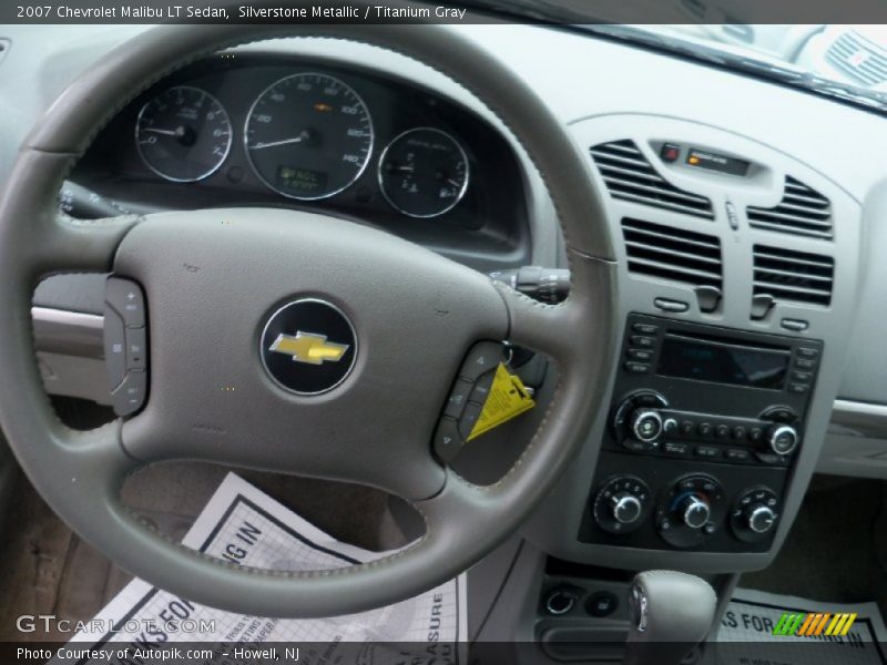 Silverstone Metallic / Titanium Gray 2007 Chevrolet Malibu LT Sedan