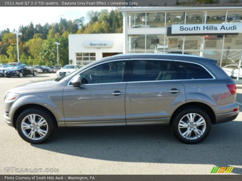 Daytona Grey Pearl Effect / Limestone Grey 2011 Audi Q7 3.0 TDI quattro