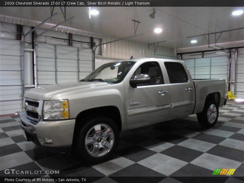 Silver Birch Metallic / Light Titanium 2009 Chevrolet Silverado 1500 LT Crew Cab