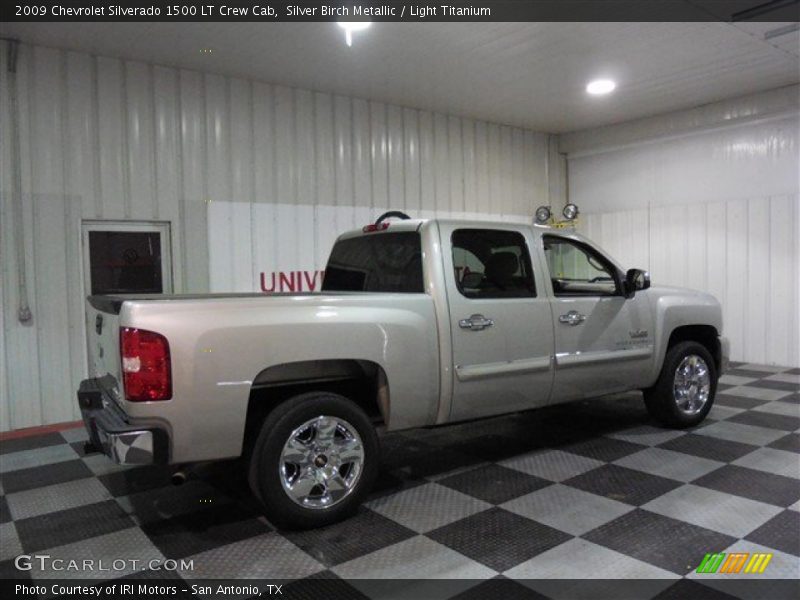 Silver Birch Metallic / Light Titanium 2009 Chevrolet Silverado 1500 LT Crew Cab