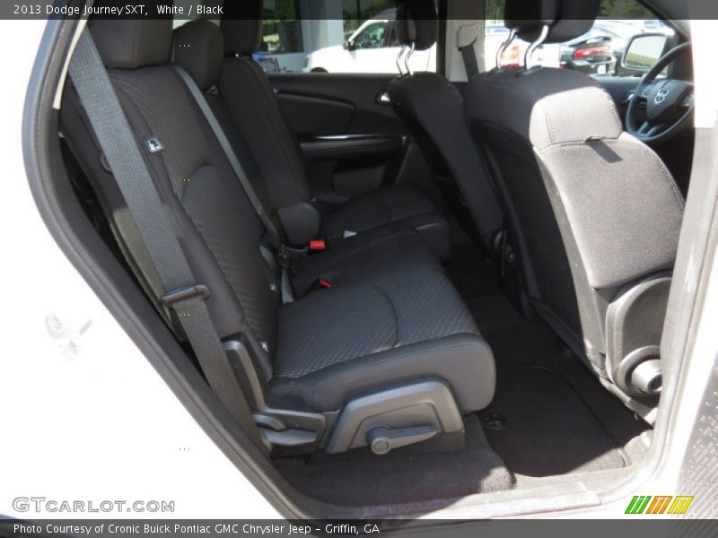 White / Black 2013 Dodge Journey SXT