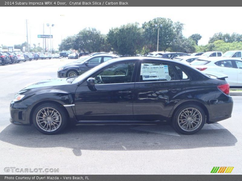 Crystal Black Silica / Carbon Black 2014 Subaru Impreza WRX 4 Door