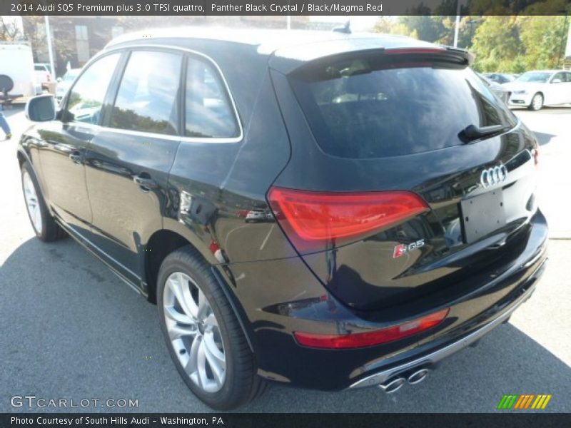 Panther Black Crystal / Black/Magma Red 2014 Audi SQ5 Premium plus 3.0 TFSI quattro