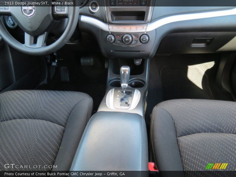 White / Black 2013 Dodge Journey SXT