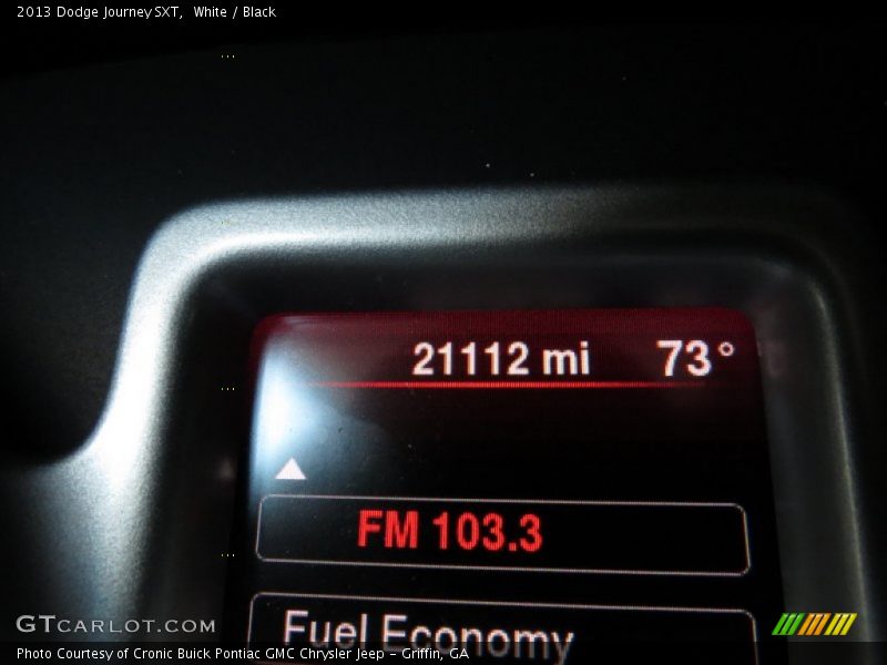 White / Black 2013 Dodge Journey SXT