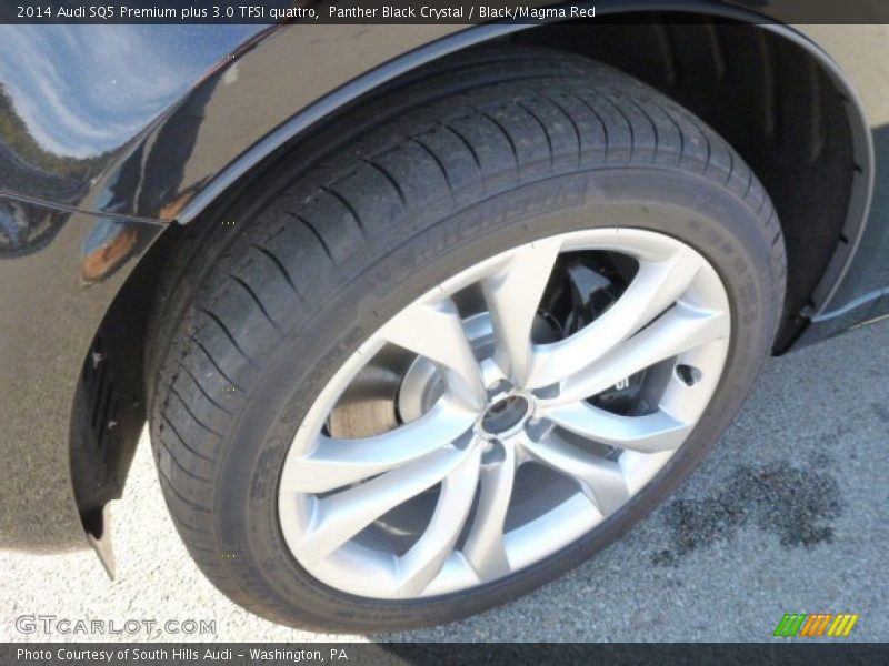 Panther Black Crystal / Black/Magma Red 2014 Audi SQ5 Premium plus 3.0 TFSI quattro