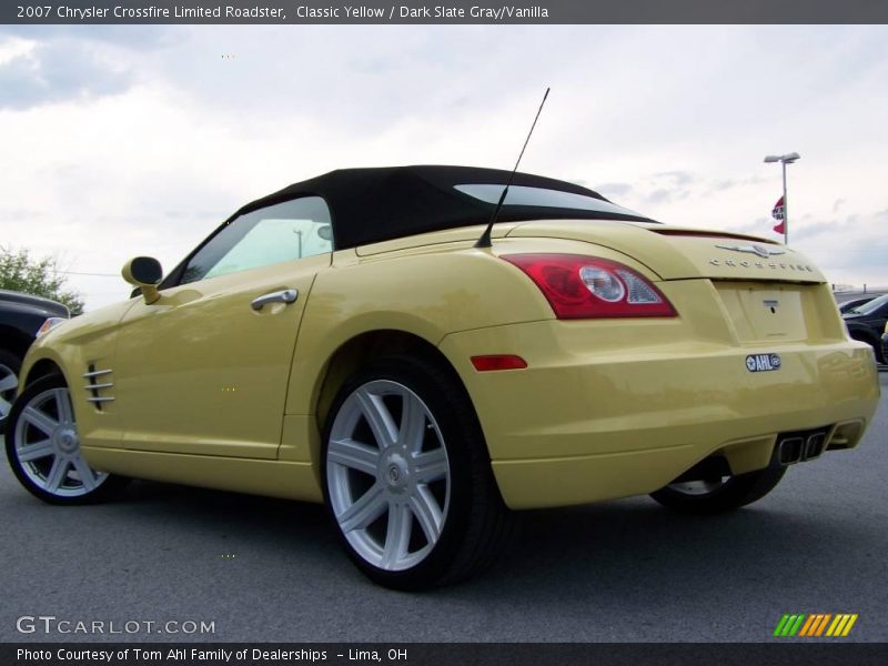 Classic Yellow / Dark Slate Gray/Vanilla 2007 Chrysler Crossfire Limited Roadster