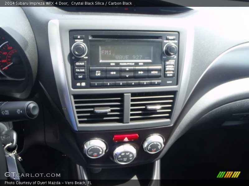 Crystal Black Silica / Carbon Black 2014 Subaru Impreza WRX 4 Door