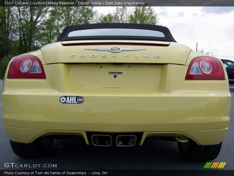 Classic Yellow / Dark Slate Gray/Vanilla 2007 Chrysler Crossfire Limited Roadster