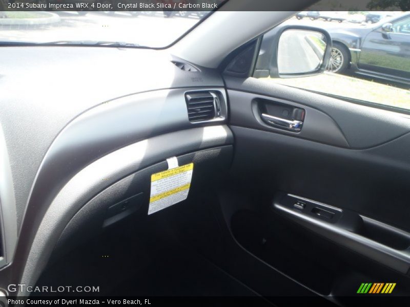 Crystal Black Silica / Carbon Black 2014 Subaru Impreza WRX 4 Door