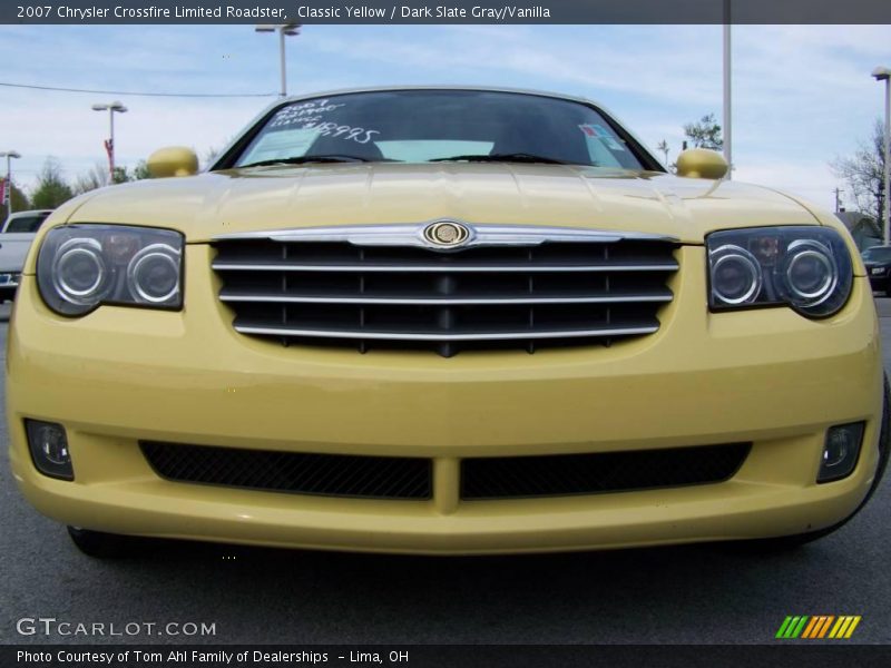 Classic Yellow / Dark Slate Gray/Vanilla 2007 Chrysler Crossfire Limited Roadster