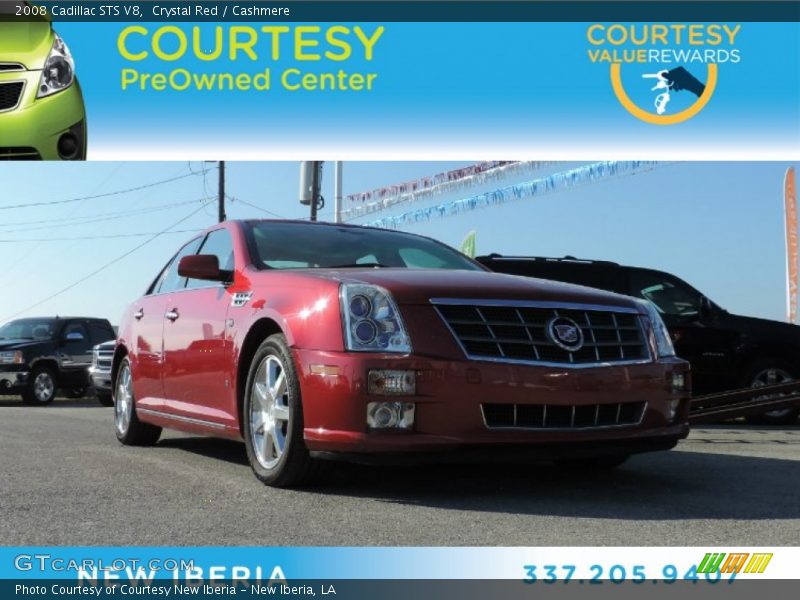 Crystal Red / Cashmere 2008 Cadillac STS V8