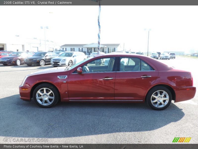Crystal Red / Cashmere 2008 Cadillac STS V8