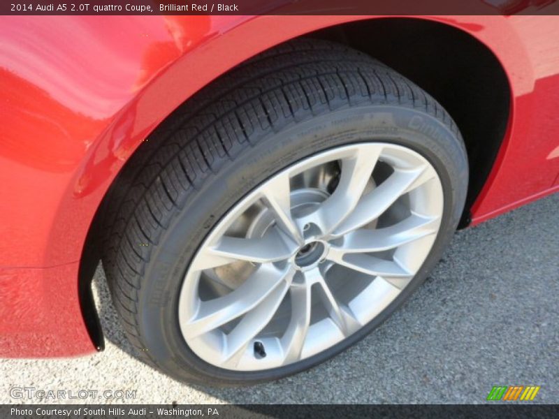Brilliant Red / Black 2014 Audi A5 2.0T quattro Coupe
