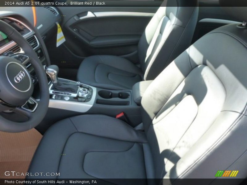 Brilliant Red / Black 2014 Audi A5 2.0T quattro Coupe