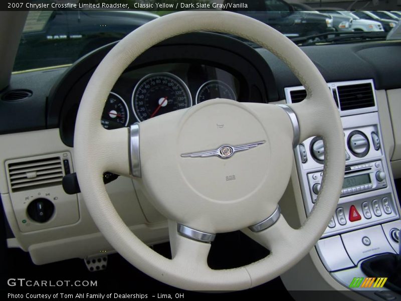 Classic Yellow / Dark Slate Gray/Vanilla 2007 Chrysler Crossfire Limited Roadster