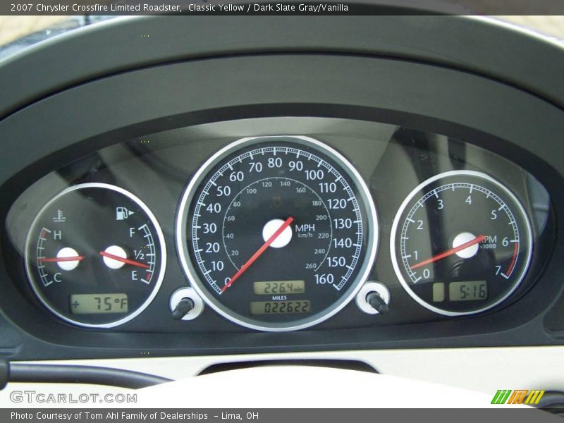  2007 Crossfire Limited Roadster Limited Roadster Gauges
