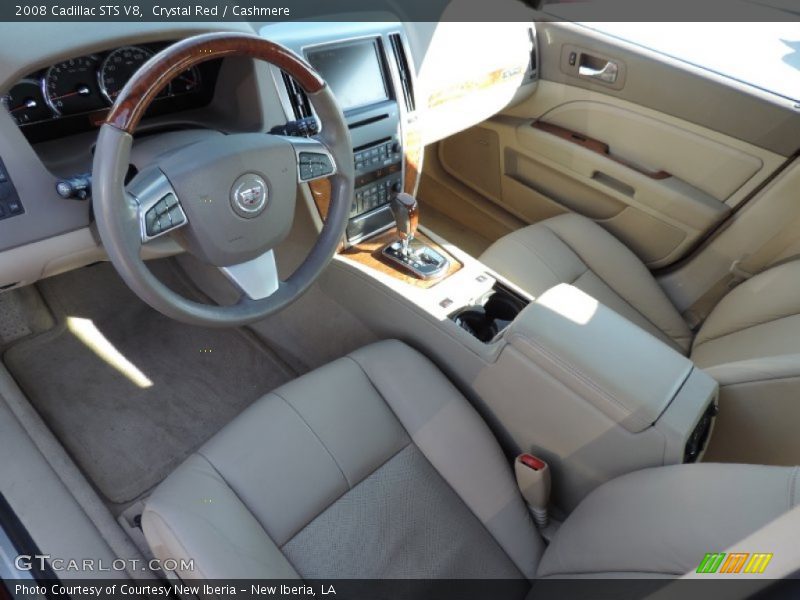 Crystal Red / Cashmere 2008 Cadillac STS V8