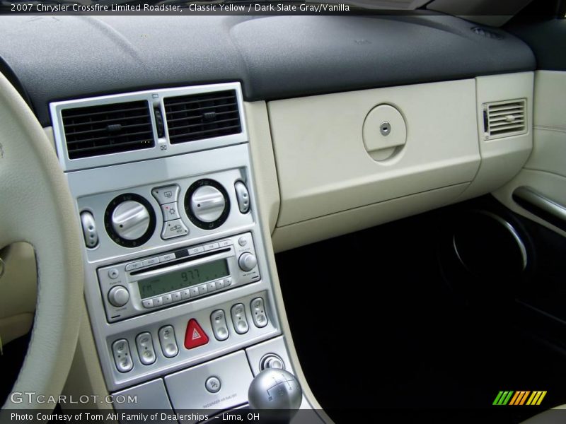 Classic Yellow / Dark Slate Gray/Vanilla 2007 Chrysler Crossfire Limited Roadster