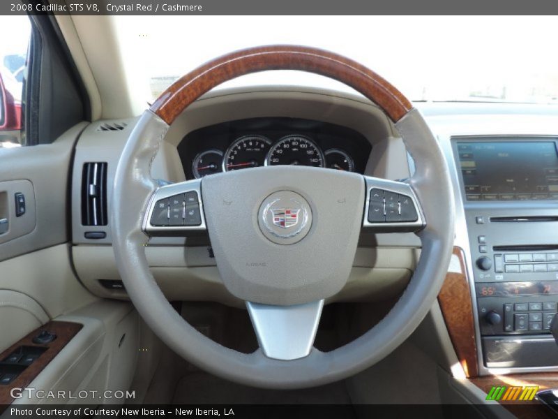 Crystal Red / Cashmere 2008 Cadillac STS V8