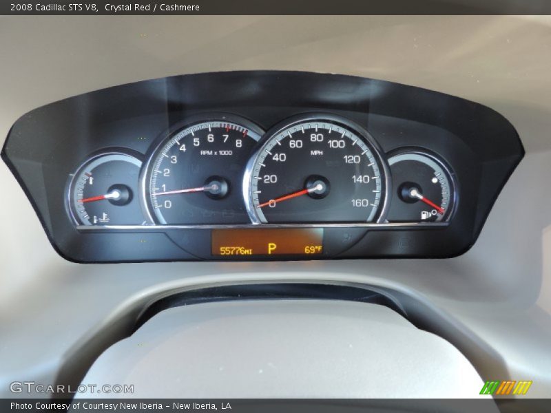 Crystal Red / Cashmere 2008 Cadillac STS V8