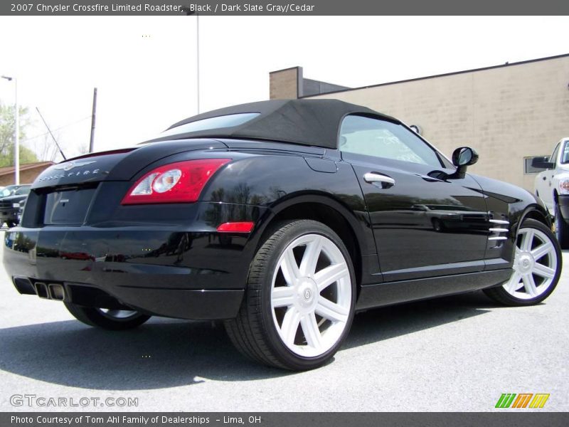 Black / Dark Slate Gray/Cedar 2007 Chrysler Crossfire Limited Roadster