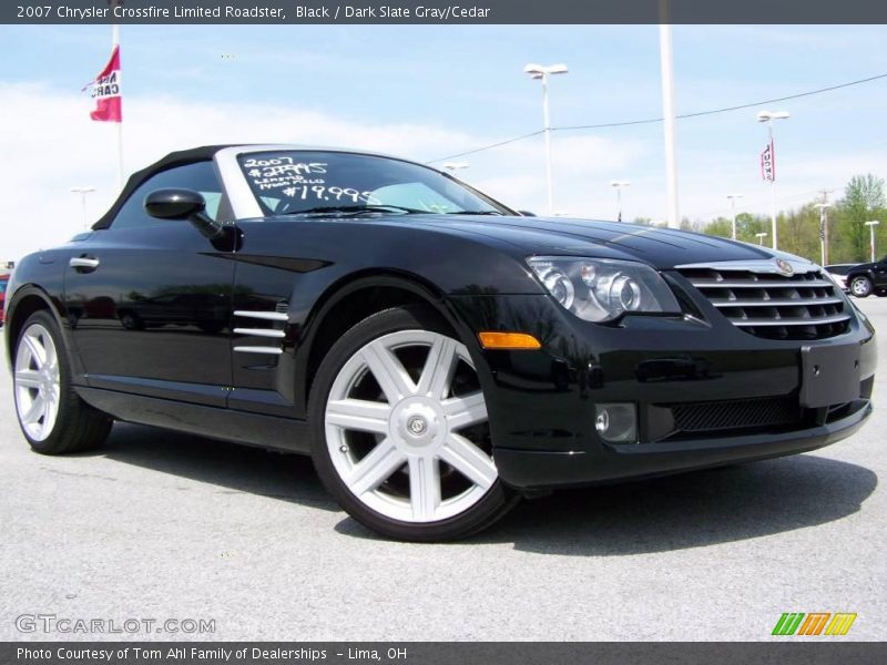 Black / Dark Slate Gray/Cedar 2007 Chrysler Crossfire Limited Roadster