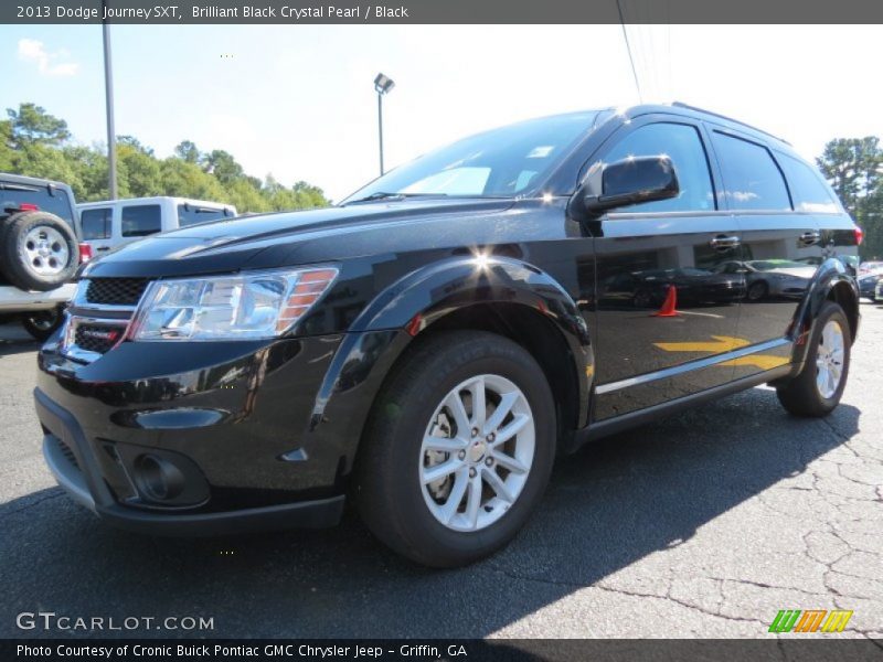 Brilliant Black Crystal Pearl / Black 2013 Dodge Journey SXT
