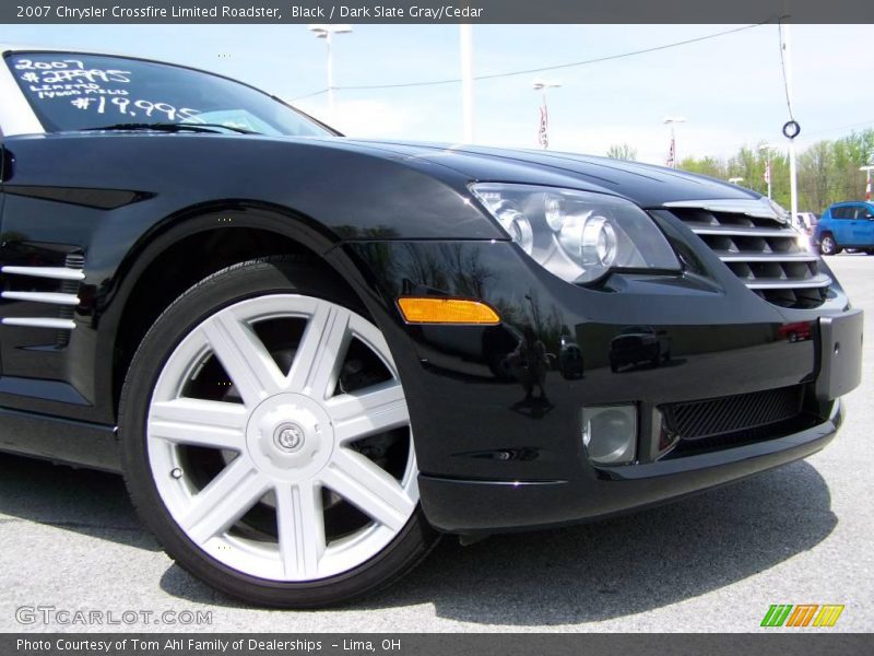 Black / Dark Slate Gray/Cedar 2007 Chrysler Crossfire Limited Roadster