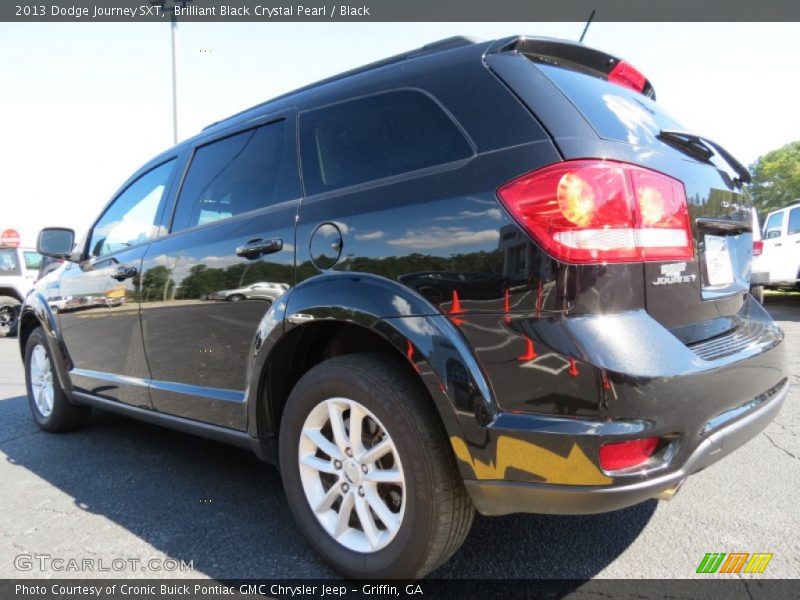 Brilliant Black Crystal Pearl / Black 2013 Dodge Journey SXT