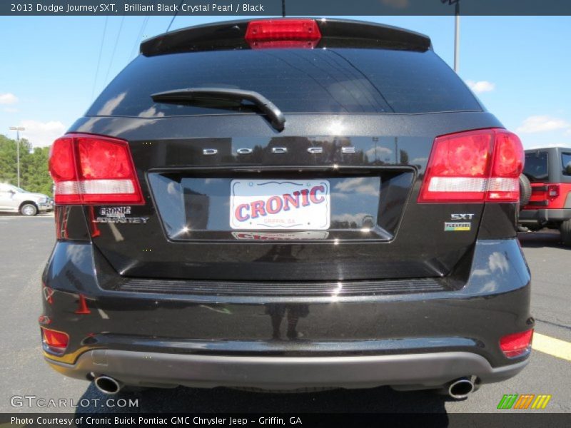 Brilliant Black Crystal Pearl / Black 2013 Dodge Journey SXT