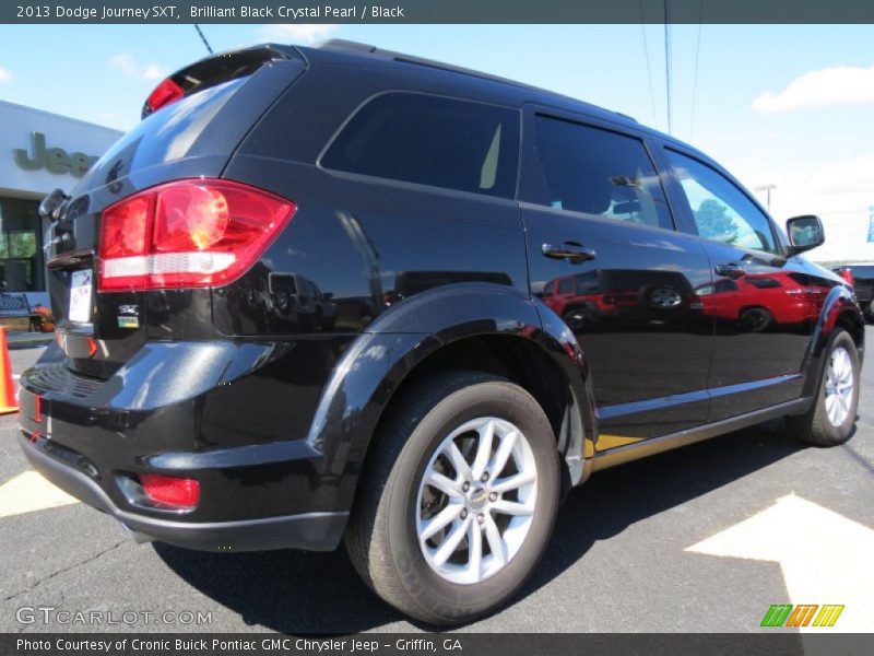 Brilliant Black Crystal Pearl / Black 2013 Dodge Journey SXT