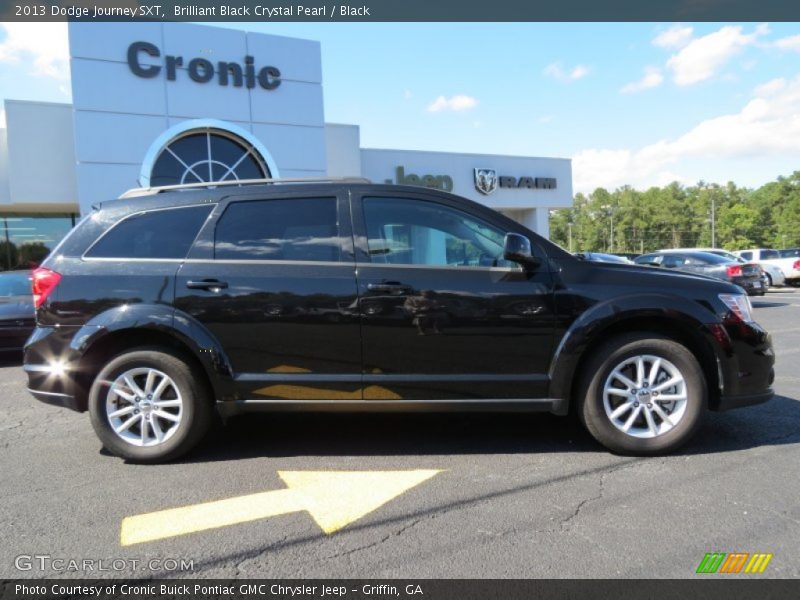 Brilliant Black Crystal Pearl / Black 2013 Dodge Journey SXT