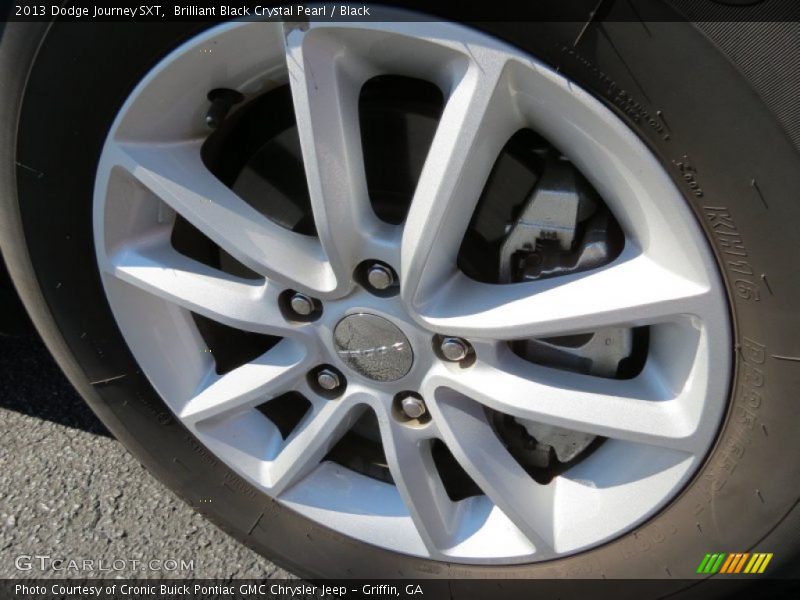 Brilliant Black Crystal Pearl / Black 2013 Dodge Journey SXT