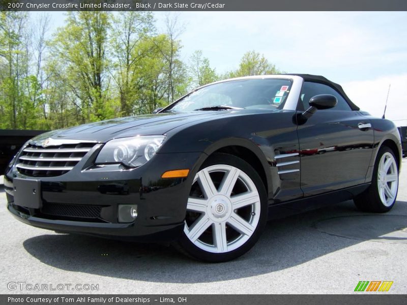 Black / Dark Slate Gray/Cedar 2007 Chrysler Crossfire Limited Roadster